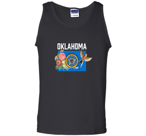 Oklahoma US State Flag Tee With State Bird & Flower T-Shirt