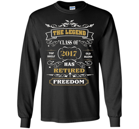 Retired 2017 Shirt: Funny Retirement Gift T-Shirt