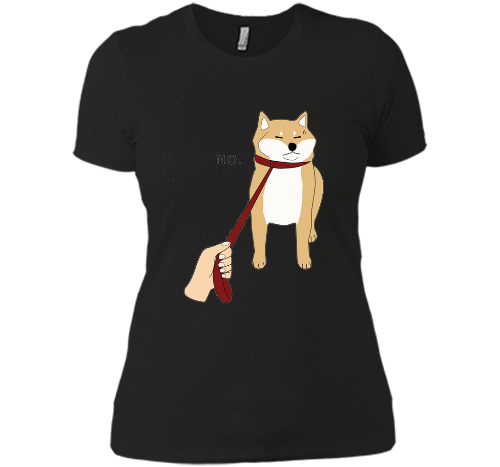 Cute Shiba Inu Shirt Nope - Doge Meme T-shirt W
