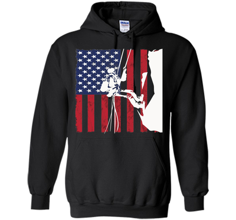 Climbing Patriotic Climber T Shirt