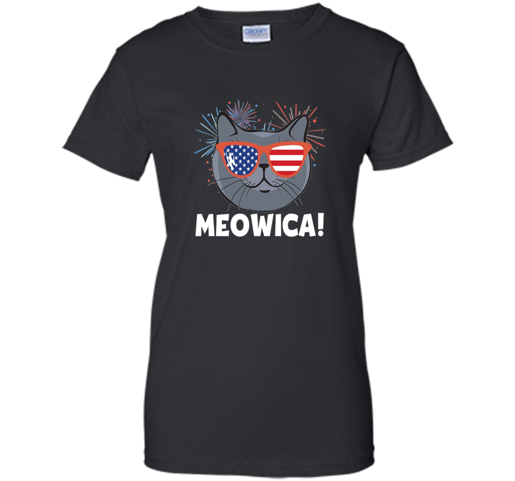 Meowica Shirt | Funny Cat Shirts | Fourth Of July Shirt 4th