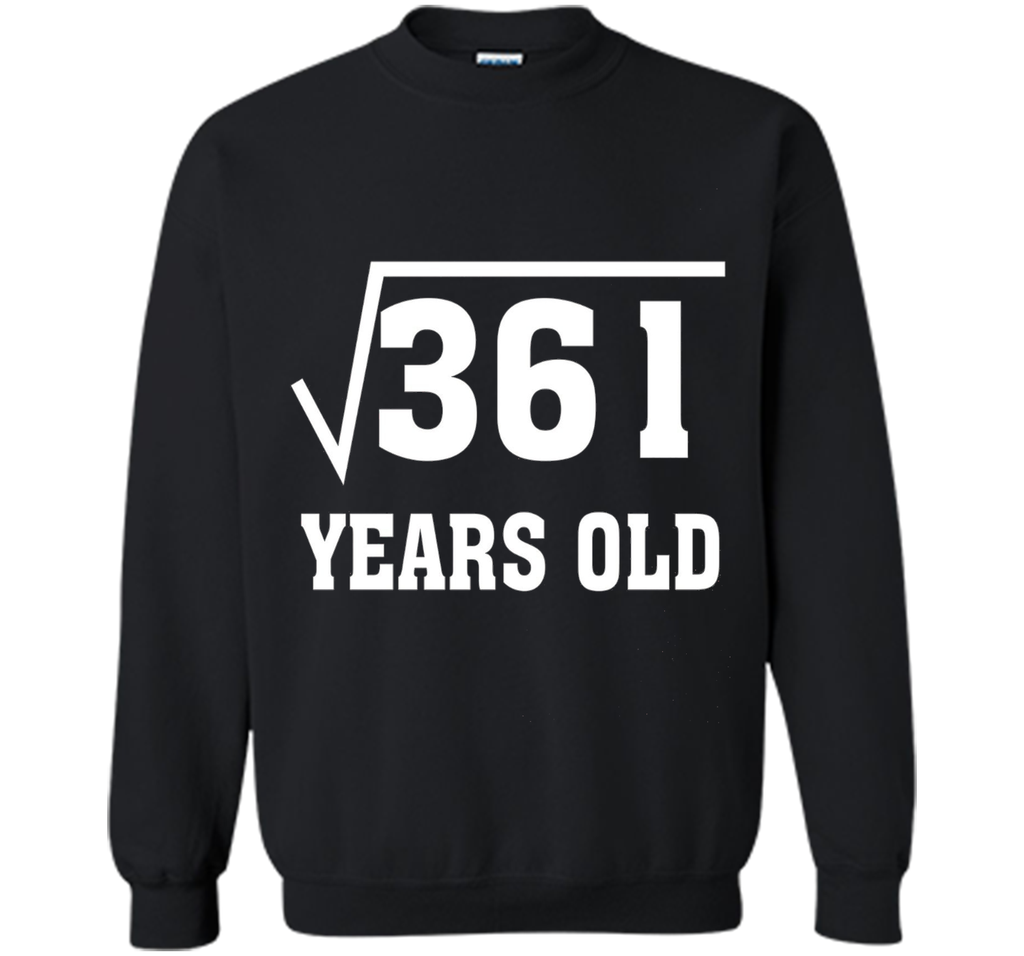 Square Root Of 361 Funny 19 Years Old T-Shirt 19th Birthday