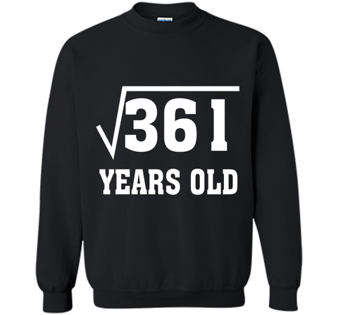 Square Root Of 361 Funny 19 Years Old T-Shirt 19th Birthday