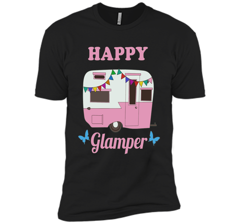 Happy Glamper - Glamping, Camping T-Shirt