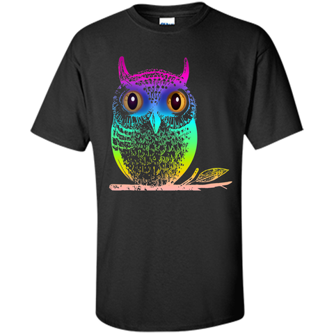 Sexy Big Colorful Owl 2017 T Shirt