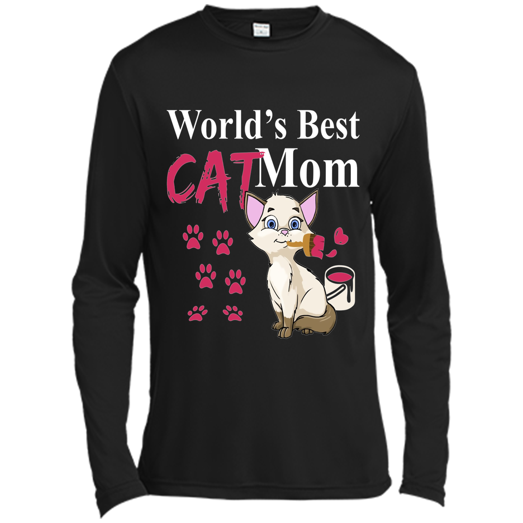 Worlds Best Cat Mom - Cat Lovers Mother's Day Gift Tee Shirt