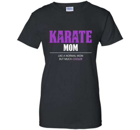 Karate Mom Cool Purple T Shirt