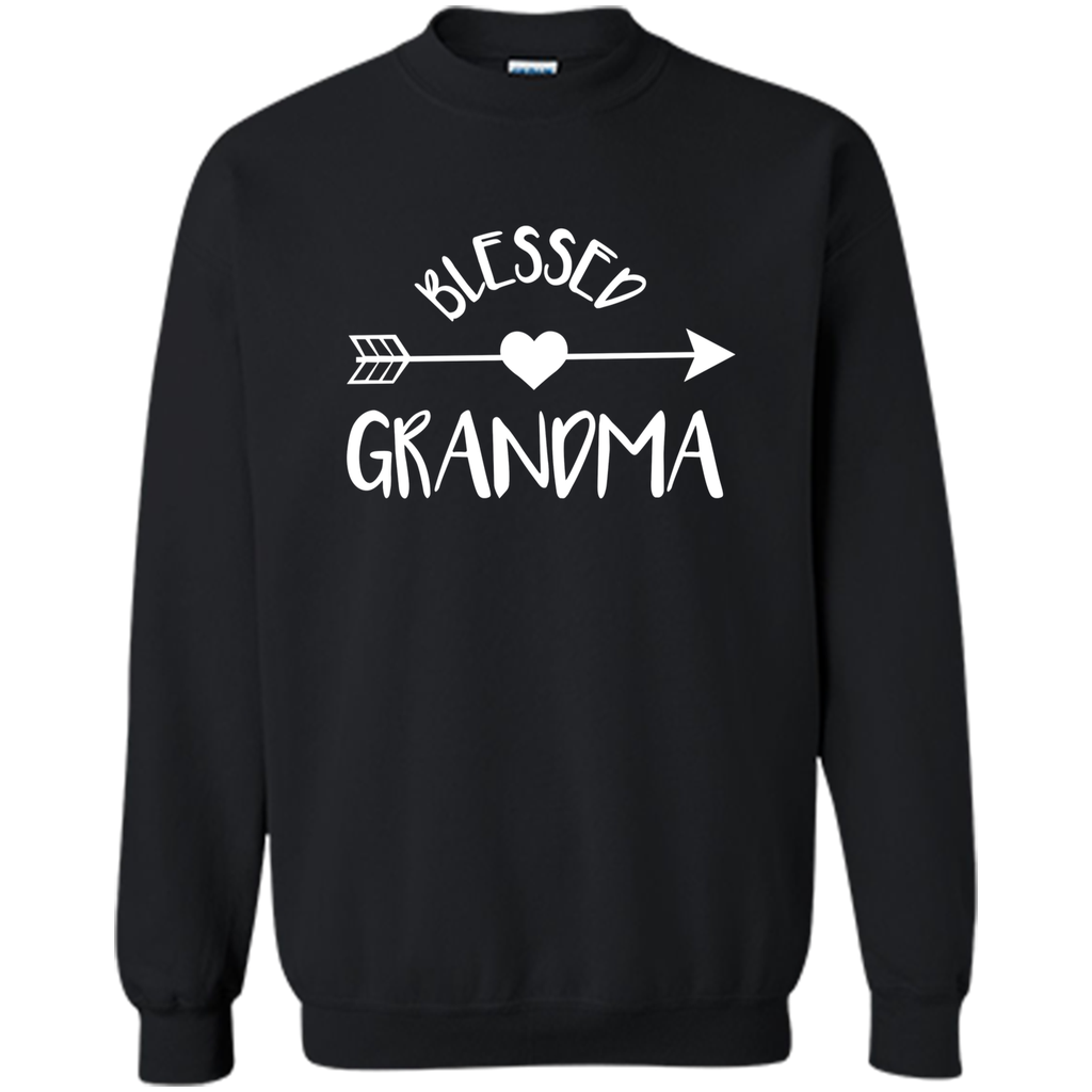 Blessed Grandma Shirt, Cute Tribal Arrow and Heart Gran Gift Promoted To Papa Shirt Grandpa Announcement T-Shirt