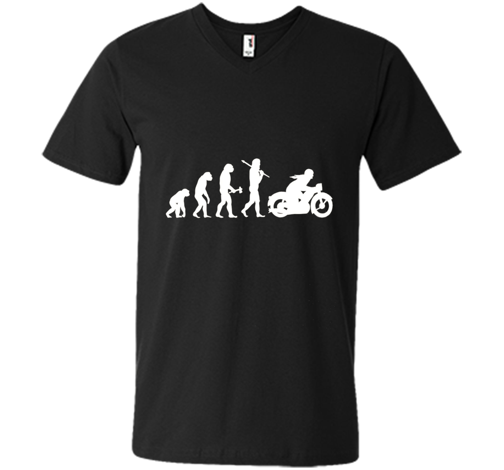 Funny Vintage Motorcycle Motorbike Bikie Evolution T-Shirt