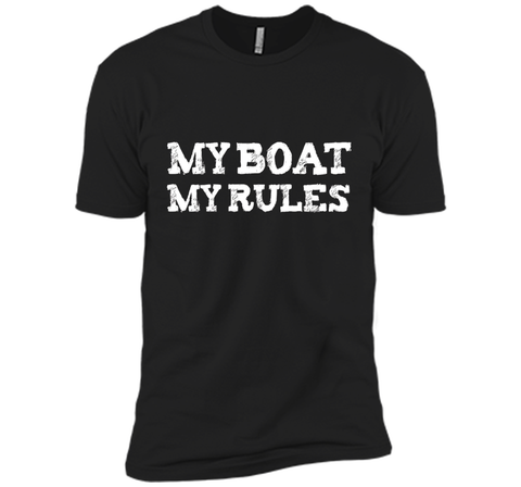 My Boat My Rules Funny T-shirt Captain Ship Sailor Sailing