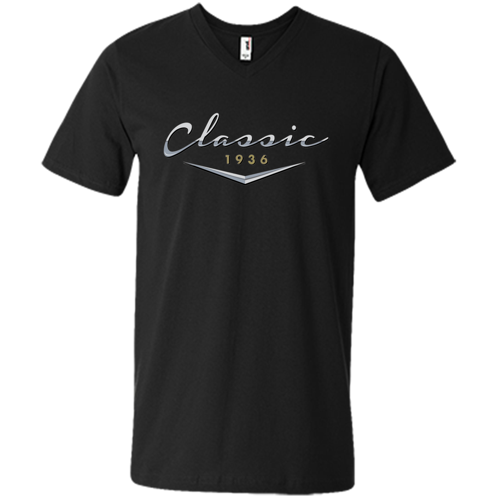 mens vintage classic 1936 tshirt 80th birthday gifts for him