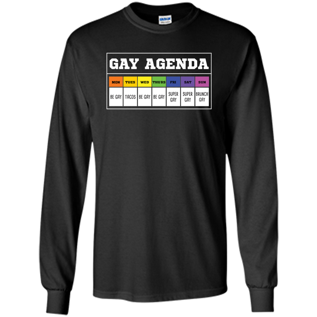 Gay Agenda Funny T Shirt