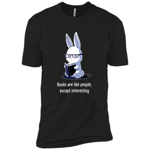 Books are like people, except interesting-rabbit-lovely animal