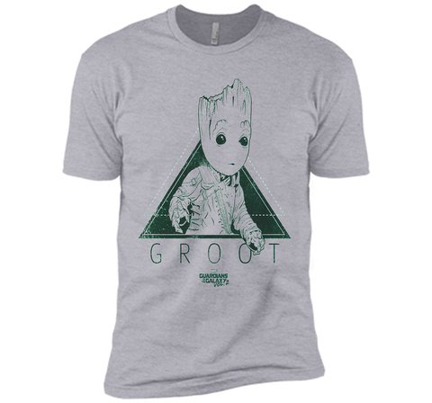 Marvel Groot Guardians of Galaxy 2 Triangle Graphic T-Shirt