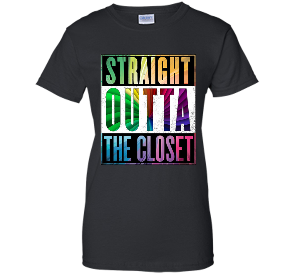 Straight Outta The Closet - Gay Pride LGBT T-Shirt