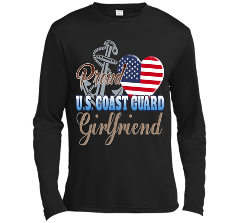 Proud U.S. Coast Guard Girlfriend Patriotic Heart T Shirt t-shirt