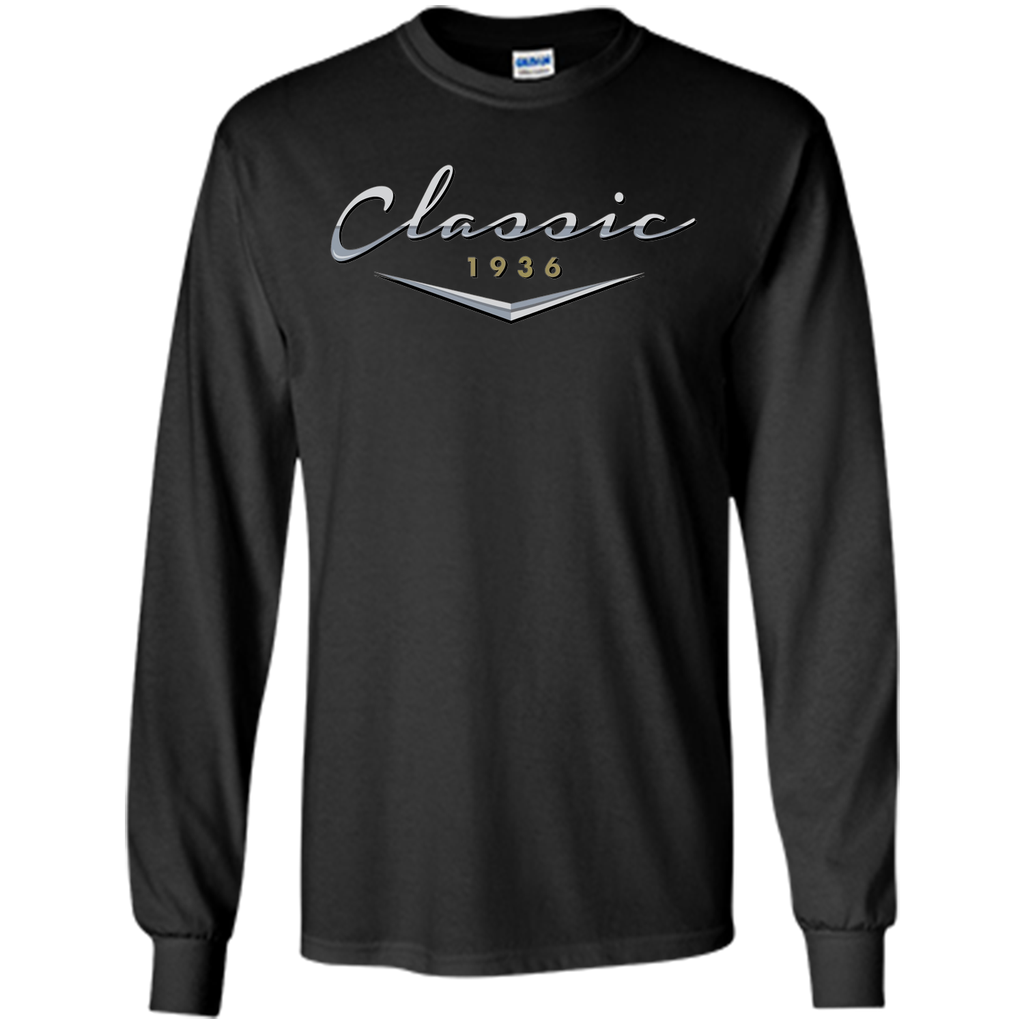 mens vintage classic 1936 tshirt 80th birthday gifts for him