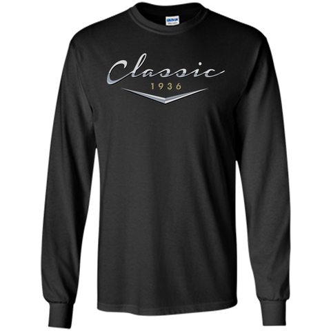 mens vintage classic 1936 tshirt 80th birthday gifts for him