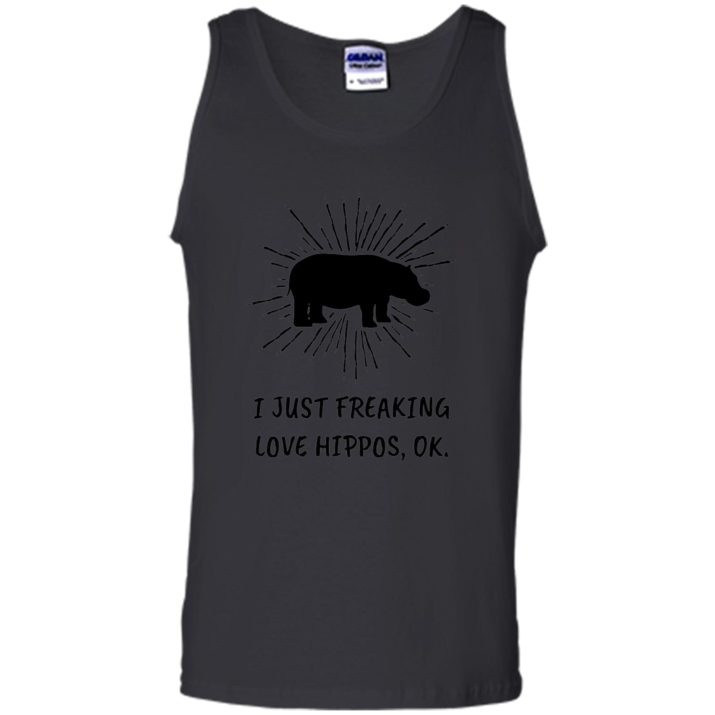 I Just Freaking Love Hippos OK Funny Hippo Lovers T-Shirt