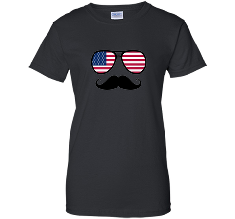 Funny Glasses Flag Shirt 4th of July for Men Women Kids