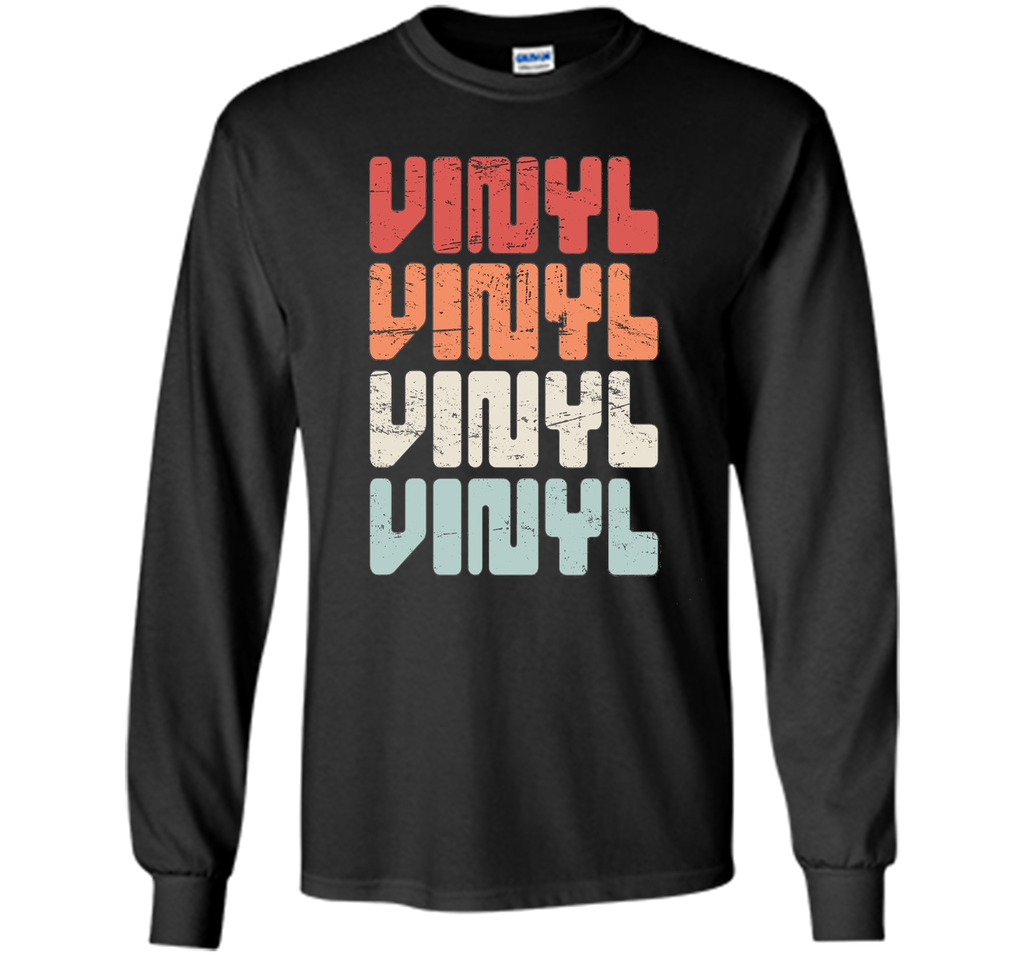 Retro Distressed VINYL Record T-Shirt