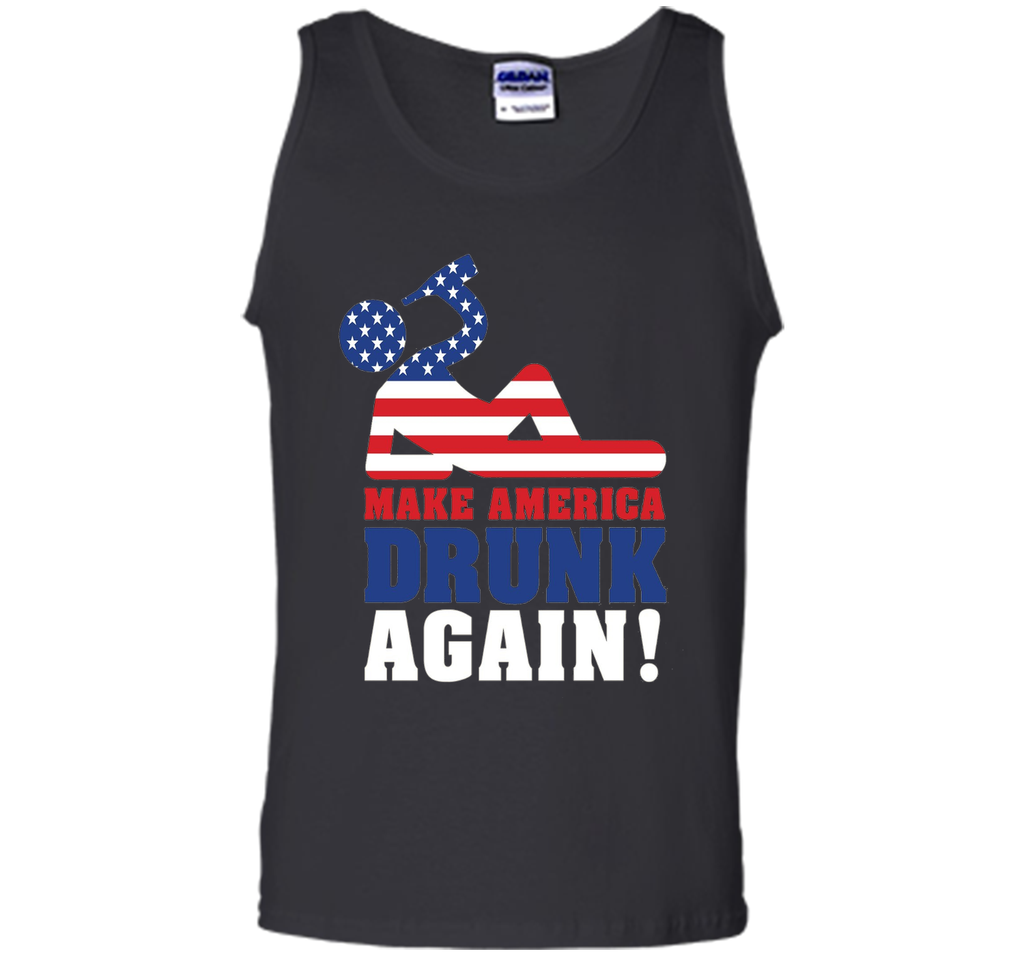 Make America Drunk Again T Shirt Funny 4th of July Shirt