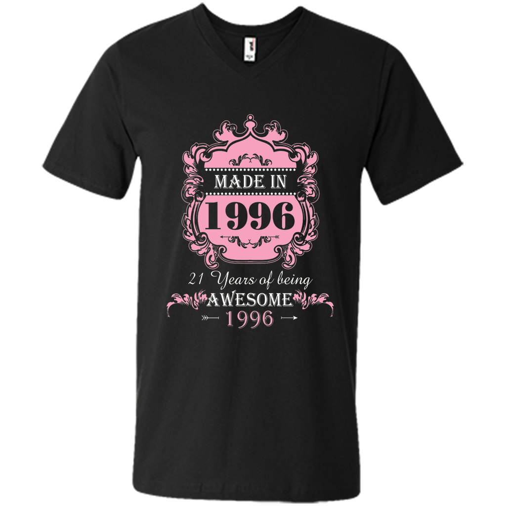 Made In 1996 T Shirt- 21 Years Old 21th Birthday Gift