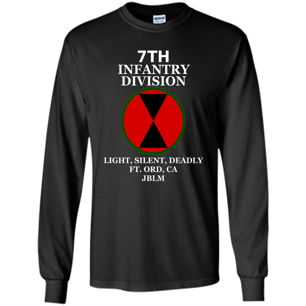 7th Infantry Division - Light, Silent, Deadly Army T-Shirt