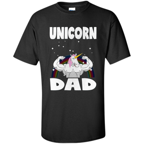 Unicorn Dad Vintage Retro Dad's Unicorns Love T-Shirt