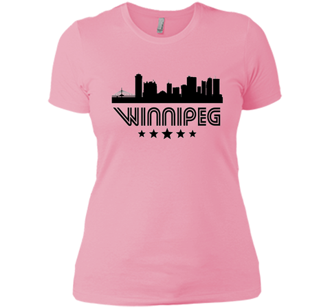 Winnipeg Manitoba Skyline Retro Style T-Shirt