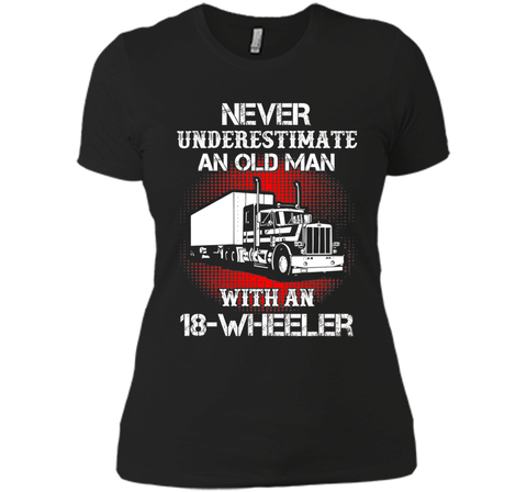 Men's Old Man With An 18-Wheeler Trucker T-Shirt