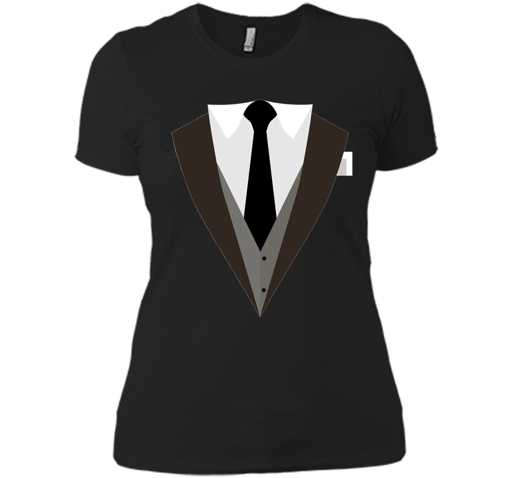 Printed Suit & Tie Vest Tuxedo T-Shirt