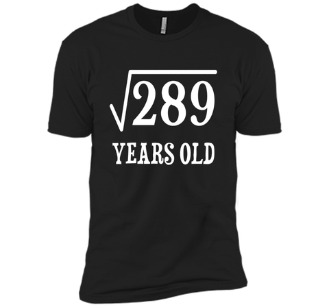 Square Root of 289 17 yrs years old 17th birthday T-Shirt