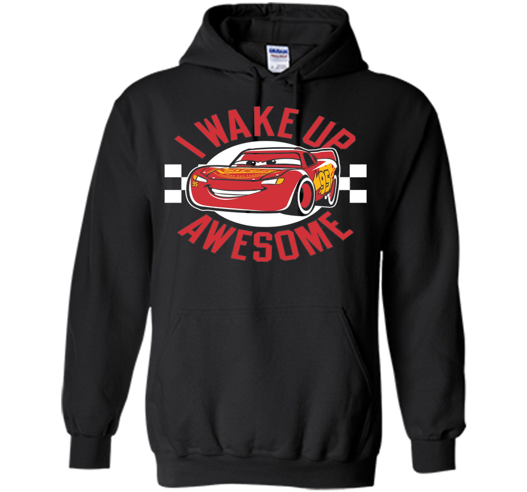 Disney Pixar Cars 3 McQueen Wake Up Awesome Graphic T-Shirt