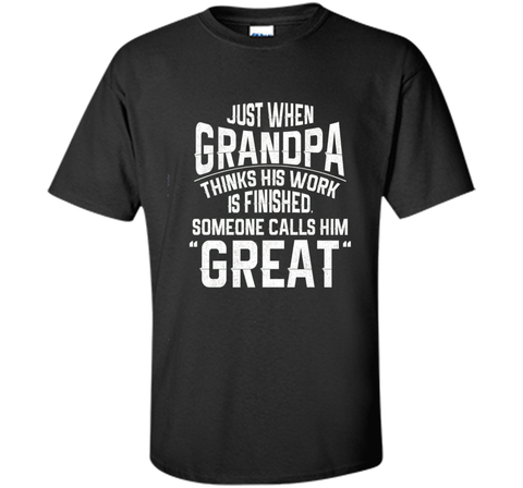 Men's Great Grandpa Family T Shirt
