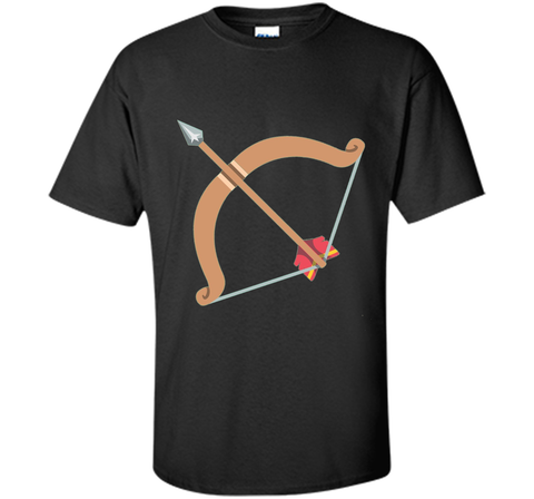 Bow and Arrow Emoji T-Shirt Crossbow Archery Target Rifelry