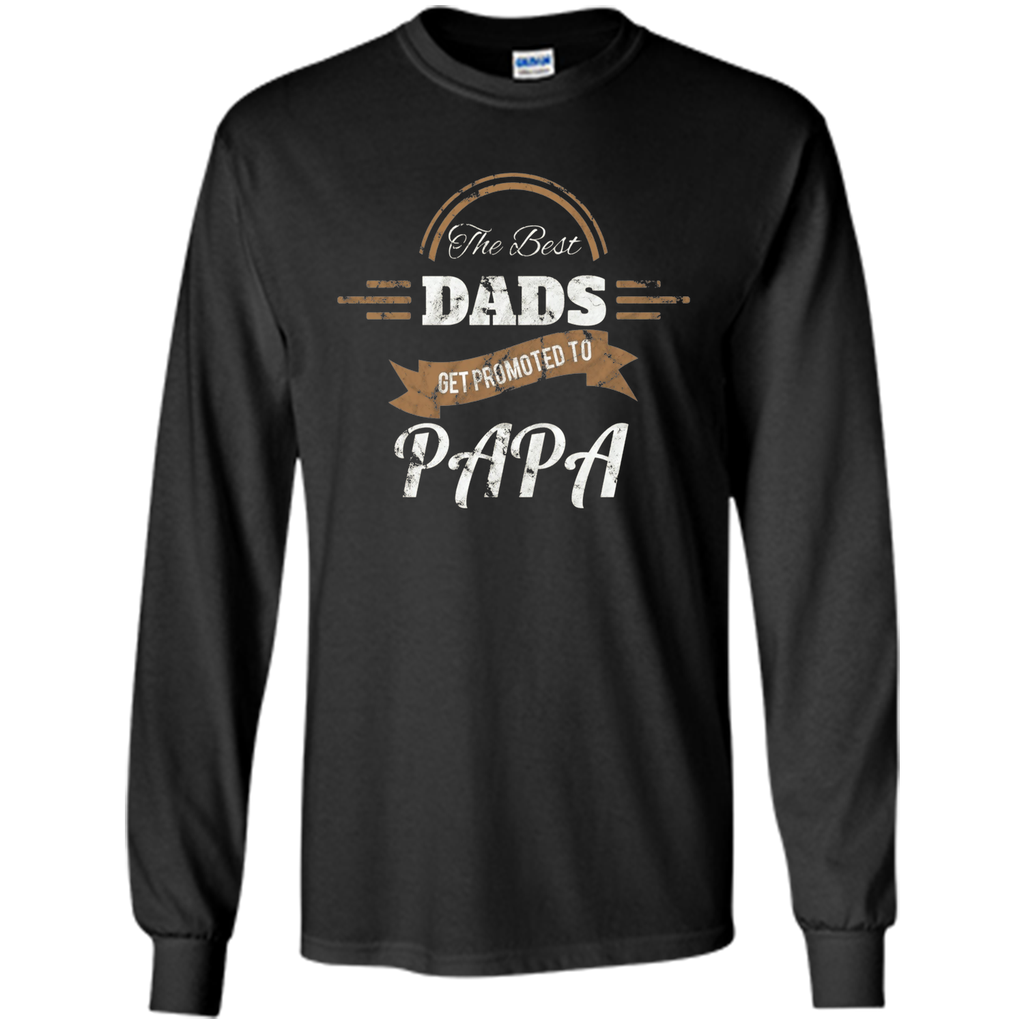 Promoted To Papa Shirt Grandpa Announcement T-Shirt