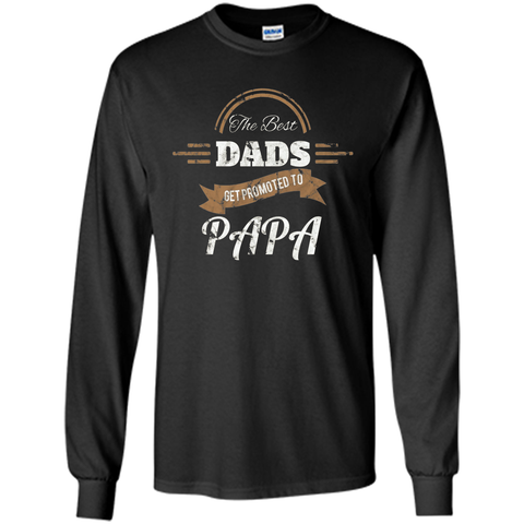 Promoted To Papa Shirt Grandpa Announcement T-Shirt