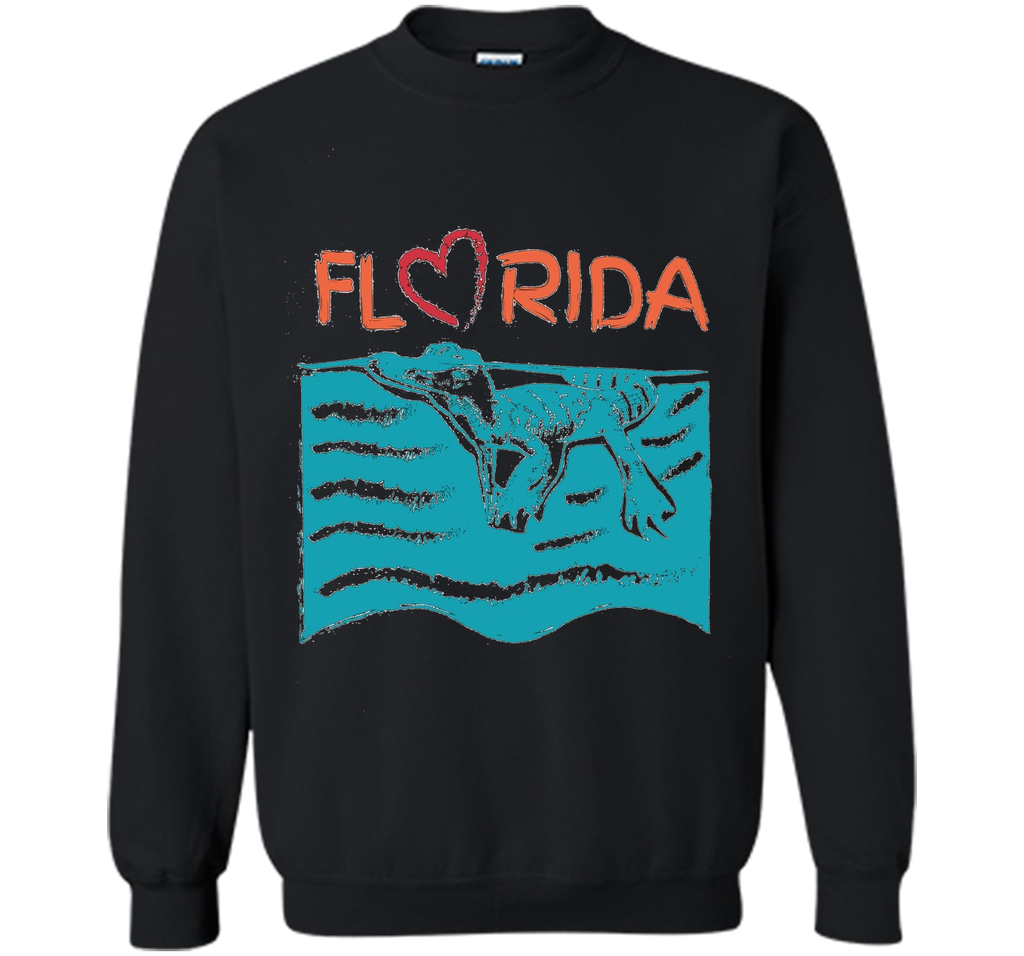 Florida Swimming Alligator Souvenir T-shirt