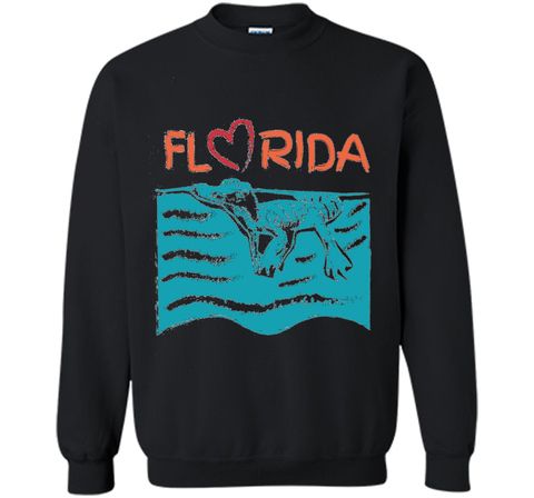 Florida Swimming Alligator Souvenir T-shirt