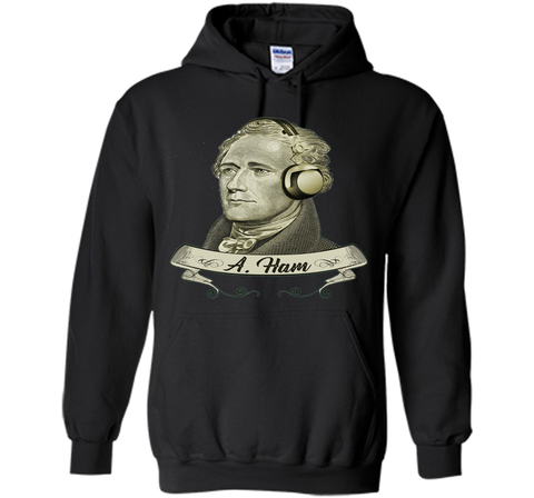 Hamilton Listening to Music T-shirt - Funny Headphones Tee