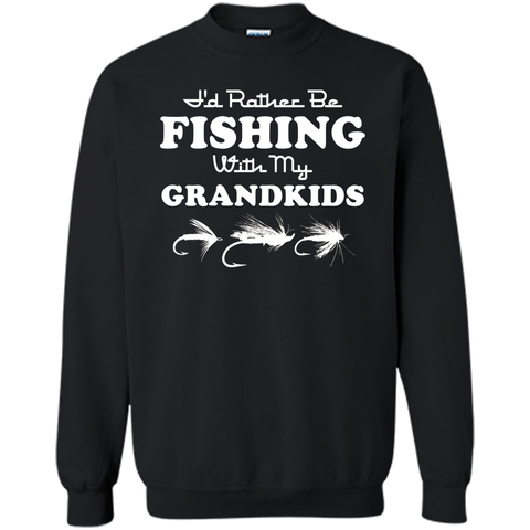 I'd Rather Be Fishing With My Grandkids T-Shirt For Grandpa
