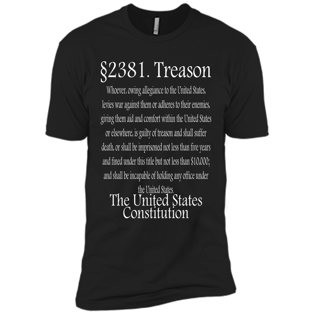 Double Sided Anti Trump Impeach 45 T-shirt + Treason Law