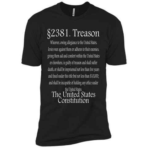 Double Sided Anti Trump Impeach 45 T-shirt + Treason Law