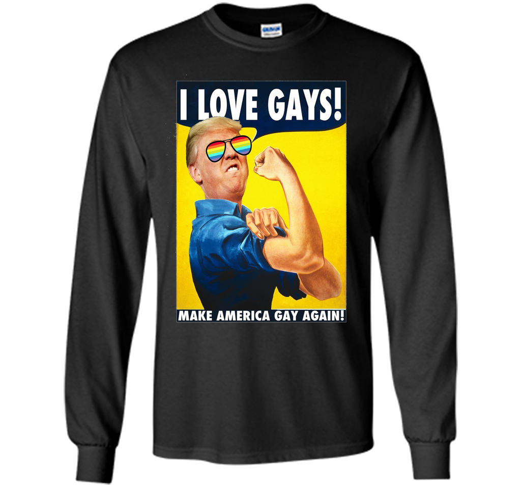 Make America Gay Again Rosie the Riveter Gay Pride Shirt