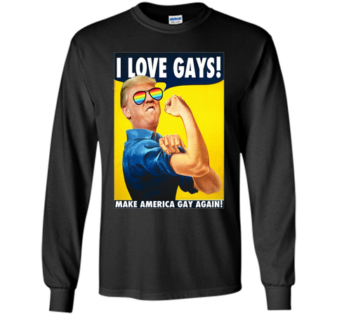Make America Gay Again Rosie the Riveter Gay Pride Shirt