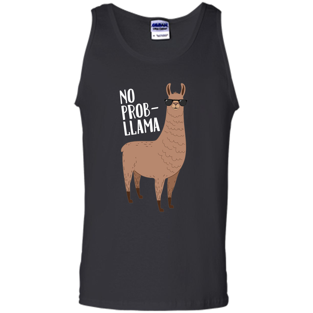 No Prob Llama - Funny Cute Llama Quote Illustration T Shirt