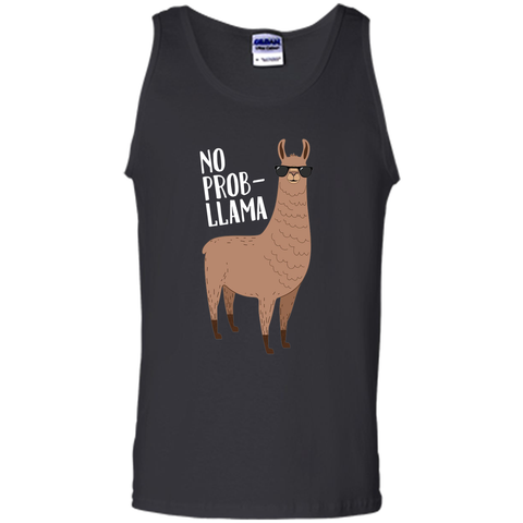No Prob Llama - Funny Cute Llama Quote Illustration T Shirt