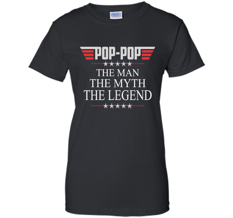 Men's Pop-pop The Man The Myth The Legend Father's Day T shirt