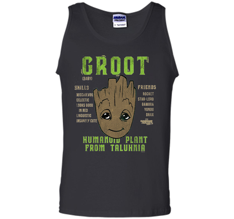 Marvel Groot Guardians of Galaxy 2 Skills Graphic T-Shirt
